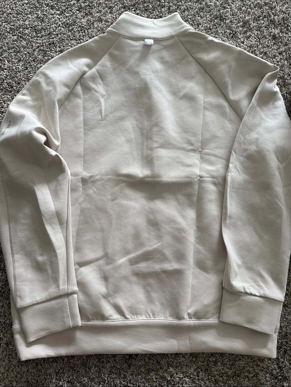 NWT Nike Men’s Off-White 1/4 Zip Pullover Sweatshirt size Medium